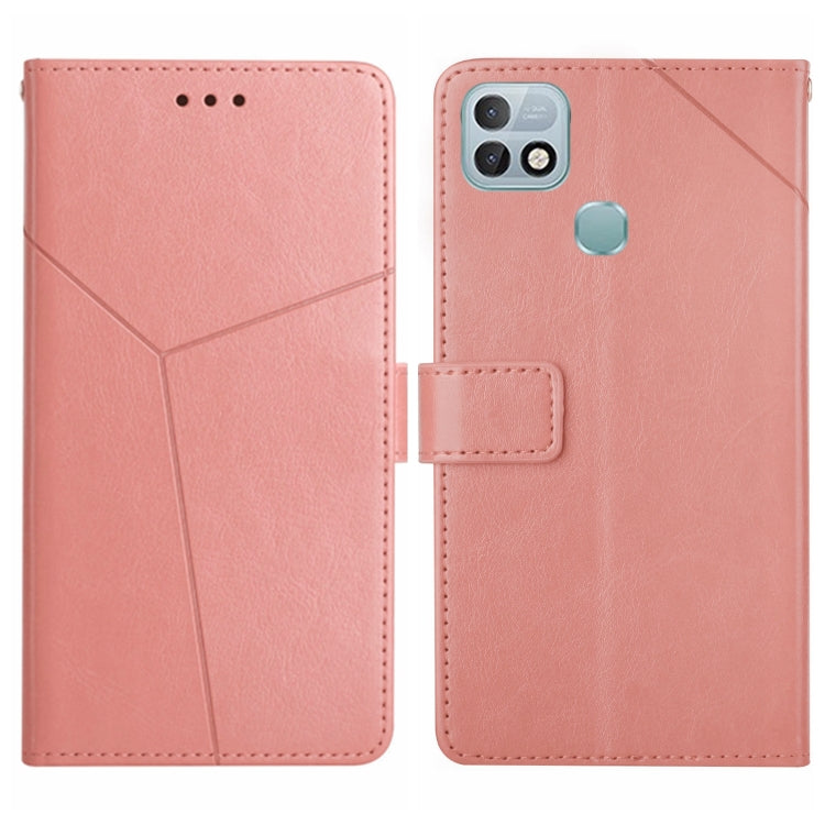 HT01 Cassa del telefono di cuoio di vibrazione del modello a forma di Y, For Infinix Hot 10, For Infinix Hot 10i/Smart 5 Pro, For Infinix Hot 10s/10T, For Infinix Hot 11
