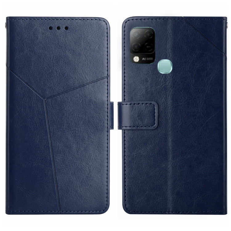 HT01 Cassa del telefono di cuoio di vibrazione del modello a forma di Y, For Infinix Hot 10, For Infinix Hot 10i/Smart 5 Pro, For Infinix Hot 10s/10T, For Infinix Hot 11