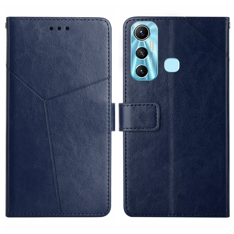 HT01 Cassa del telefono di cuoio di vibrazione del modello a forma di Y, For Infinix Hot 10, For Infinix Hot 10i/Smart 5 Pro, For Infinix Hot 10s/10T, For Infinix Hot 11