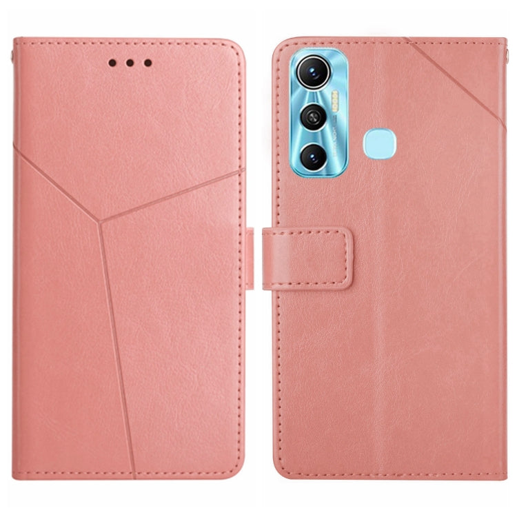 HT01 Cassa del telefono di cuoio di vibrazione del modello a forma di Y, For Infinix Hot 10, For Infinix Hot 10i/Smart 5 Pro, For Infinix Hot 10s/10T, For Infinix Hot 11