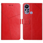 HT01 Cassa del telefono di cuoio di vibrazione del modello a forma di Y, For Infinix Hot 11s, For Infinix Hot 12, For Infinix Hot 12 Play, For Infinix Hot 12i