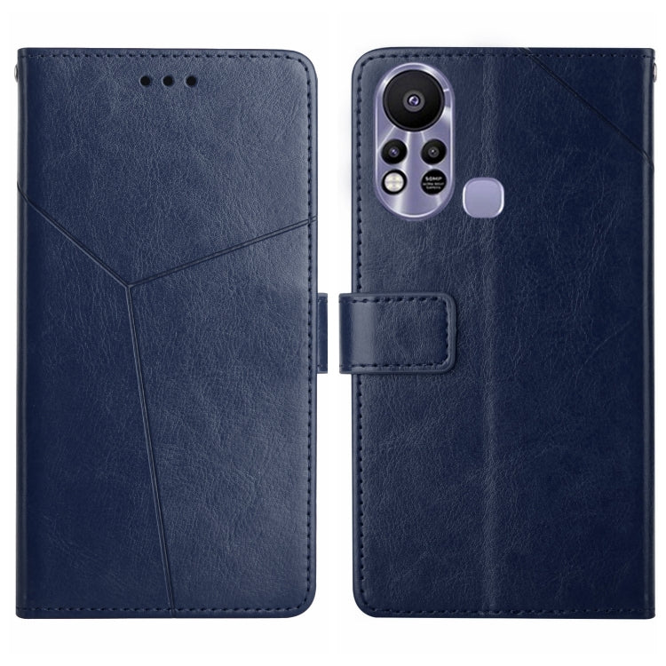 HT01 Cassa del telefono di cuoio di vibrazione del modello a forma di Y, For Infinix Hot 11s, For Infinix Hot 12, For Infinix Hot 12 Play, For Infinix Hot 12i