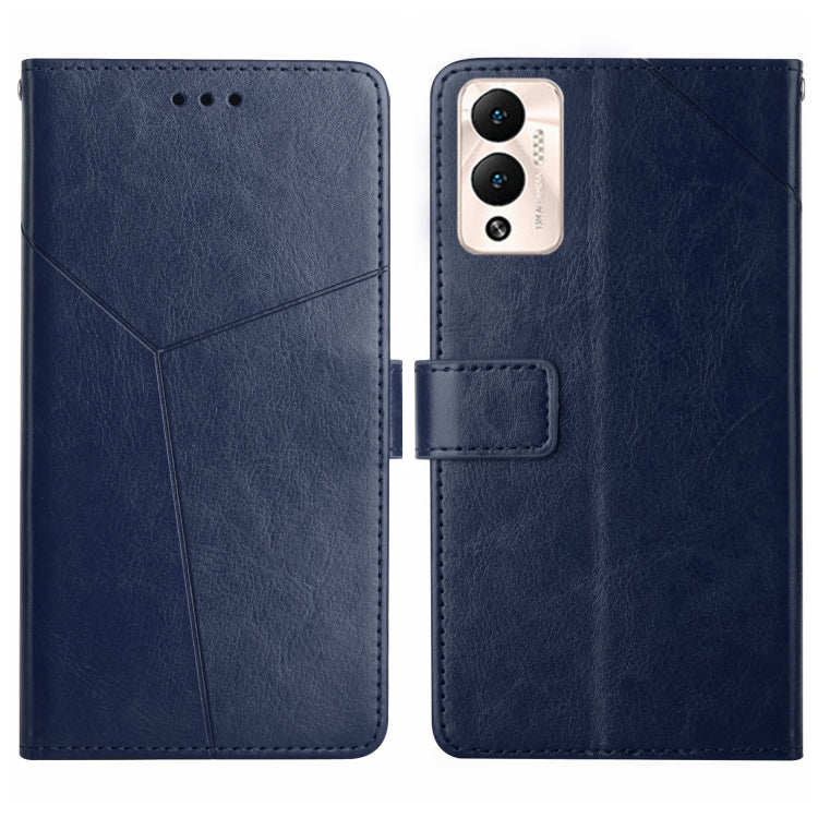 HT01 Cassa del telefono di cuoio di vibrazione del modello a forma di Y, For Infinix Hot 11s, For Infinix Hot 12, For Infinix Hot 12 Play, For Infinix Hot 12i