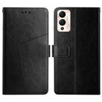 HT01 Cassa del telefono di cuoio di vibrazione del modello a forma di Y, For Infinix Hot 11s, For Infinix Hot 12, For Infinix Hot 12 Play, For Infinix Hot 12i