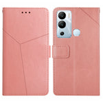 HT01 Cassa del telefono di cuoio di vibrazione del modello a forma di Y, For Infinix Hot 11s, For Infinix Hot 12, For Infinix Hot 12 Play, For Infinix Hot 12i