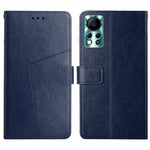 HT01 Cassa del telefono di cuoio di vibrazione del modello a forma di Y, For Infinix Hot 11s NFC, For Infinix Note 10, For Infinix Note 10 Pro, For Infinix Note 11