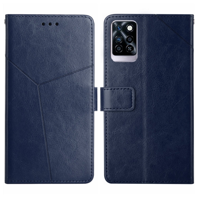 HT01 Cassa del telefono di cuoio di vibrazione del modello a forma di Y, For Infinix Hot 11s NFC, For Infinix Note 10, For Infinix Note 10 Pro, For Infinix Note 11