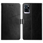 HT01 Cassa del telefono di cuoio di vibrazione del modello a forma di Y, For Infinix Hot 11s NFC, For Infinix Note 10, For Infinix Note 10 Pro, For Infinix Note 11