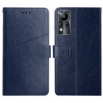HT01 Cassa del telefono di cuoio di vibrazione del modello a forma di Y, For Infinix Hot 11s NFC, For Infinix Note 10, For Infinix Note 10 Pro, For Infinix Note 11