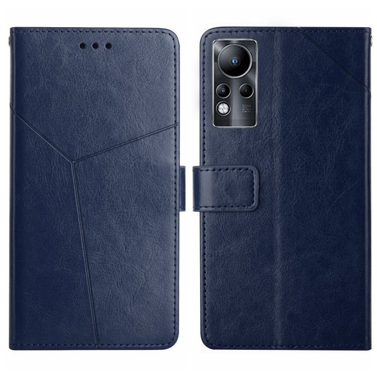 HT01 Cassa del telefono di cuoio di vibrazione del modello a forma di Y, For Infinix Hot 11s NFC, For Infinix Note 10, For Infinix Note 10 Pro, For Infinix Note 11