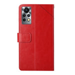 HT01 Cassa del telefono di cuoio di vibrazione del modello a forma di Y, For Infinix Note 11 Pro, For Infinix Note 12 G96, For Infinix Smart 6