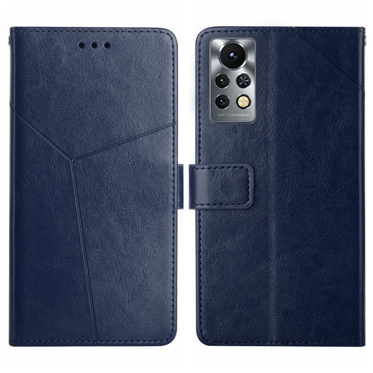 HT01 Cassa del telefono di cuoio di vibrazione del modello a forma di Y, For Infinix Note 11 Pro, For Infinix Note 12 G96, For Infinix Smart 6