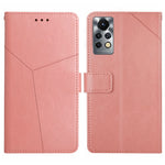 HT01 Cassa del telefono di cuoio di vibrazione del modello a forma di Y, For Infinix Note 11 Pro, For Infinix Note 12 G96, For Infinix Smart 6