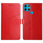 HT01 Cassa del telefono di cuoio di vibrazione del modello a forma di Y, For Infinix Note 11 Pro, For Infinix Note 12 G96, For Infinix Smart 6