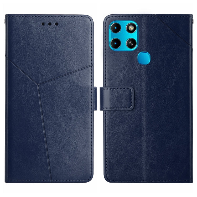 HT01 Cassa del telefono di cuoio di vibrazione del modello a forma di Y, For Infinix Note 11 Pro, For Infinix Note 12 G96, For Infinix Smart 6