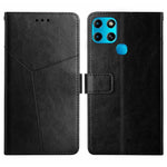 HT01 Cassa del telefono di cuoio di vibrazione del modello a forma di Y, For Infinix Note 11 Pro, For Infinix Note 12 G96, For Infinix Smart 6