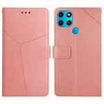 HT01 Cassa del telefono di cuoio di vibrazione del modello a forma di Y, For Infinix Note 11 Pro, For Infinix Note 12 G96, For Infinix Smart 6