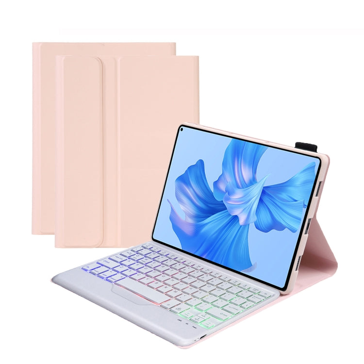 Custodia in pelle per tablet con tastiera Bluetooth staccabile con retroilluminazione AHW12-BS, AHW12-BS