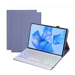 Custodia in pelle per tablet con tastiera Bluetooth staccabile con retroilluminazione AHW12-BS, AHW12-BS