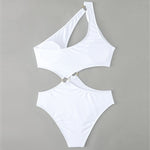 Costume intero bikini tinta unita, S, M, L, XL