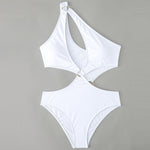 Costume intero bikini tinta unita, S, M, L, XL