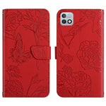 HT03 Cassa del telefono di cuoio di vibrazione impressa farfalla di sensibilità della pelle, For Infinix Hot 10, For Infinix Hot 10i/Smart 5 Pro, For Infinix Hot 10s/10T, For Infinix Hot 11