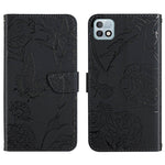 HT03 Cassa del telefono di cuoio di vibrazione impressa farfalla di sensibilità della pelle, For Infinix Hot 10, For Infinix Hot 10i/Smart 5 Pro, For Infinix Hot 10s/10T, For Infinix Hot 11