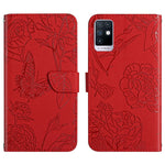 HT03 Cassa del telefono di cuoio di vibrazione impressa farfalla di sensibilità della pelle, For Infinix Note 10, For Infinix Note 10 Pro, For Infinix Note 11, For Infinix Note 11 Pro