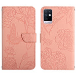 HT03 Cassa del telefono di cuoio di vibrazione impressa farfalla di sensibilità della pelle, For Infinix Note 10, For Infinix Note 10 Pro, For Infinix Note 11, For Infinix Note 11 Pro