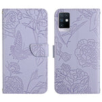 HT03 Cassa del telefono di cuoio di vibrazione impressa farfalla di sensibilità della pelle, For Infinix Note 10, For Infinix Note 10 Pro, For Infinix Note 11, For Infinix Note 11 Pro
