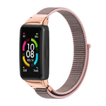 Cinturino per orologio in nylon traspirante Mijobs, For Huawei Band 6 / Honor Band 6