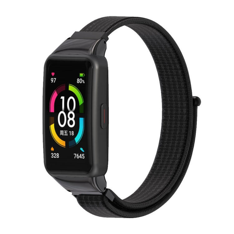 Cinturino per orologio in nylon traspirante Mijobs, For Huawei Band 6 / Honor Band 6