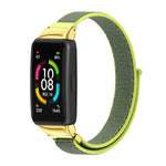 Cinturino per orologio in nylon traspirante Mijobs, For Huawei Band 6 / Honor Band 6