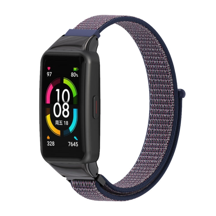 Cinturino per orologio in nylon traspirante Mijobs, For Huawei Band 6 / Honor Band 6