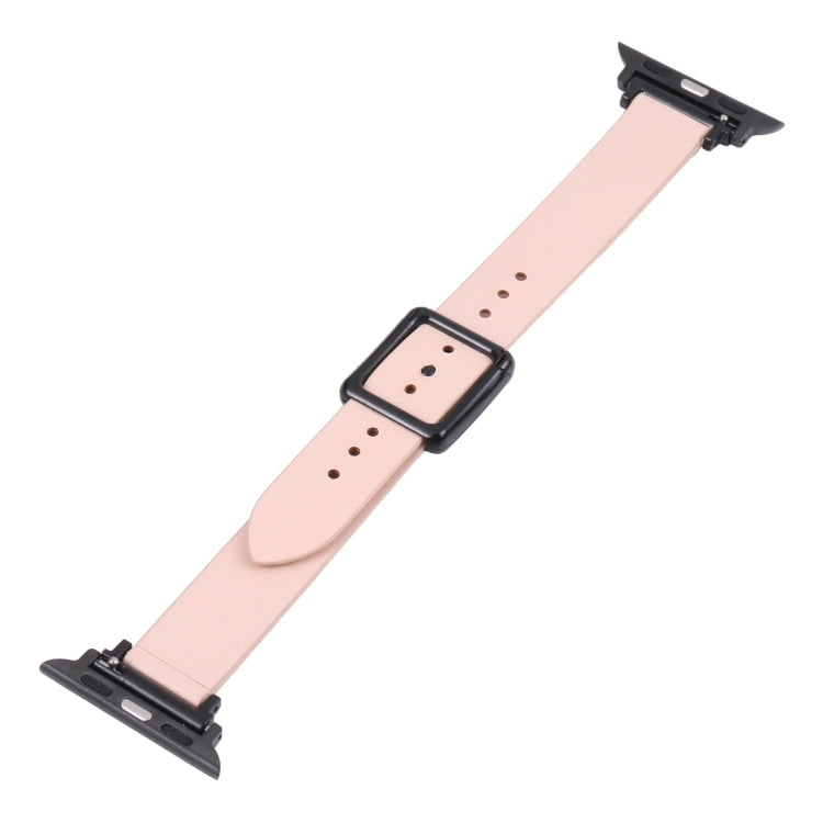 Cinturino magnetico con fibbia quadrata nera per Apple Watch Series, 7 45mm / 6&SE&5&4 44mm / 3&2&1 42mm, 7 41mm / 6&SE&5&4 40mm / 3&2&1 38mm