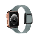 Cinturino magnetico con fibbia quadrata nera per Apple Watch Series, 7 45mm / 6&SE&5&4 44mm / 3&2&1 42mm, 7 41mm / 6&SE&5&4 40mm / 3&2&1 38mm
