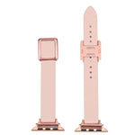 Cinturino magnetico con fibbia quadrata in oro rosa per la serie Apple Watch, 7 45mm / 6&SE&5&4 44mm / 3&2&1 42mm, 7 41mm / 6&SE&5&4 40mm / 3&2&1 38mm