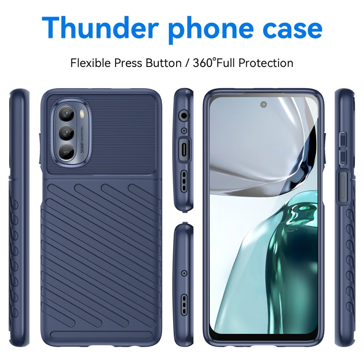 Custodia protettiva morbida per telefono Thunderbolt antiurto in TPU, For Motorola Moto G62 5G India
