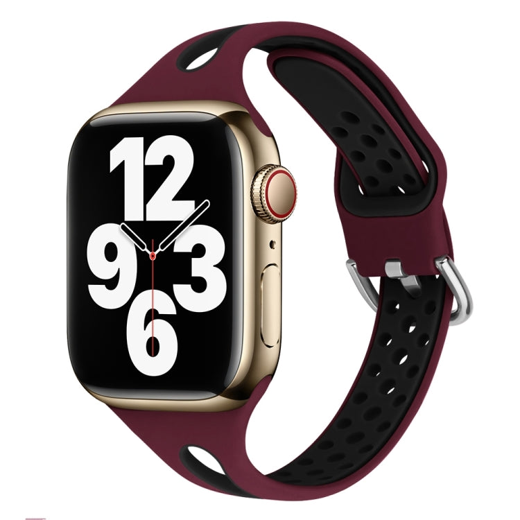 Cinturino in silicone con goccia d'acqua per Apple Watch Series, 7 45mm / 6&SE&5&4 44mm / 3&2&1 42mm, 7 41mm / 6&SE&5&4 40mm / 3&2&1 38mm