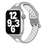 Cinturino in silicone con goccia d'acqua per Apple Watch Series, 7 45mm / 6&SE&5&4 44mm / 3&2&1 42mm, 7 41mm / 6&SE&5&4 40mm / 3&2&1 38mm