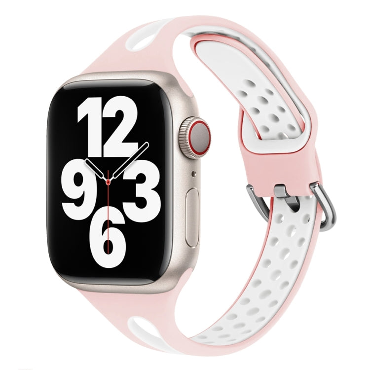 Cinturino in silicone con goccia d'acqua per Apple Watch Series, 7 45mm / 6&SE&5&4 44mm / 3&2&1 42mm, 7 41mm / 6&SE&5&4 40mm / 3&2&1 38mm