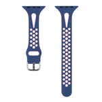 Cinturino in silicone con goccia d'acqua per Apple Watch Series, 7 45mm / 6&SE&5&4 44mm / 3&2&1 42mm, 7 41mm / 6&SE&5&4 40mm / 3&2&1 38mm