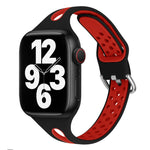 Cinturino in silicone con goccia d'acqua per Apple Watch Series, 7 45mm / 6&SE&5&4 44mm / 3&2&1 42mm, 7 41mm / 6&SE&5&4 40mm / 3&2&1 38mm