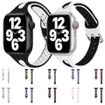 Cinturino in silicone con goccia d'acqua per Apple Watch Series, 7 45mm / 6&SE&5&4 44mm / 3&2&1 42mm, 7 41mm / 6&SE&5&4 40mm / 3&2&1 38mm