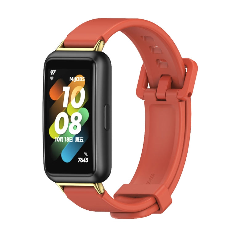 Cinturino per orologio in silicone traspirante MIJOBS, For Huawei Band 7 / 7 NFC