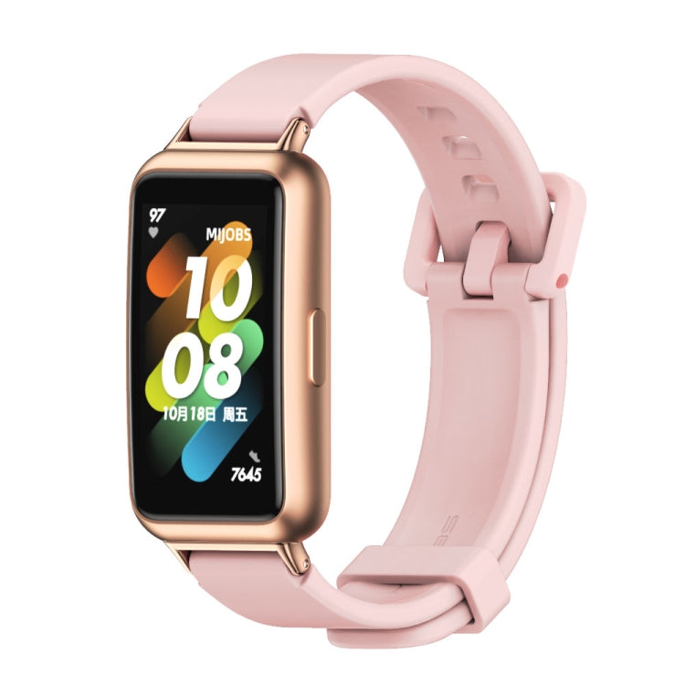 Cinturino per orologio in silicone traspirante MIJOBS, For Huawei Band 7 / 7 NFC