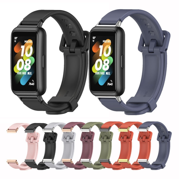 Cinturino per orologio in silicone traspirante MIJOBS, For Huawei Band 7 / 7 NFC