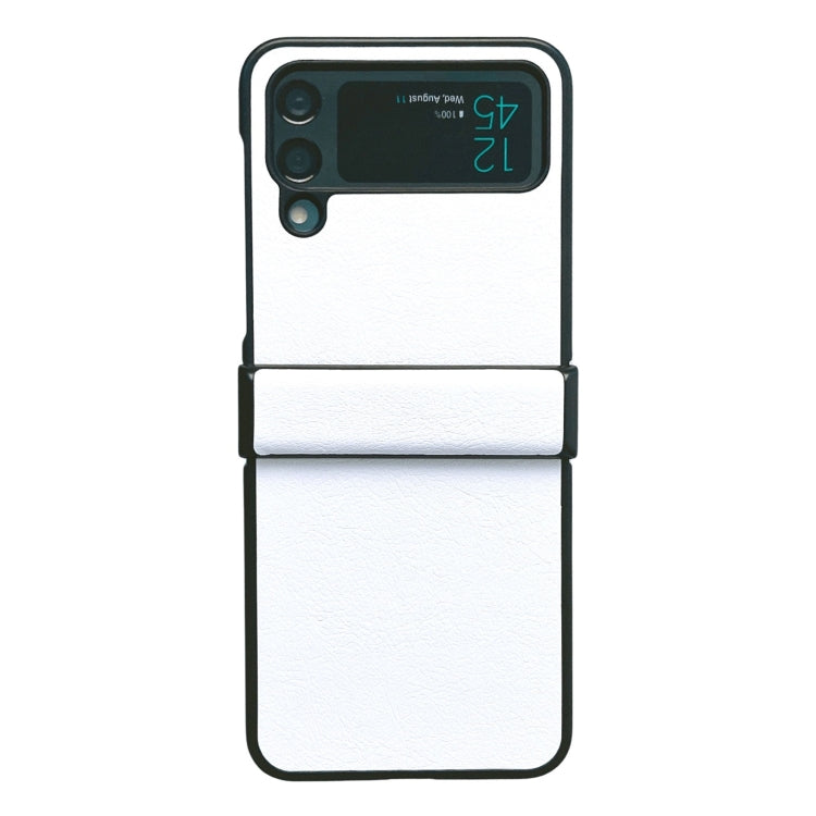 Custodia per telefono in PU con texture Litchi bicolore, For Samsung Galaxy Z Flip4 5G