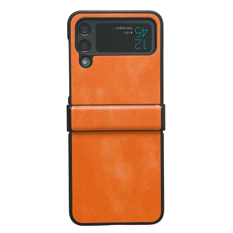 Custodia per telefono in PU con texture Litchi bicolore, For Samsung Galaxy Z Flip4 5G