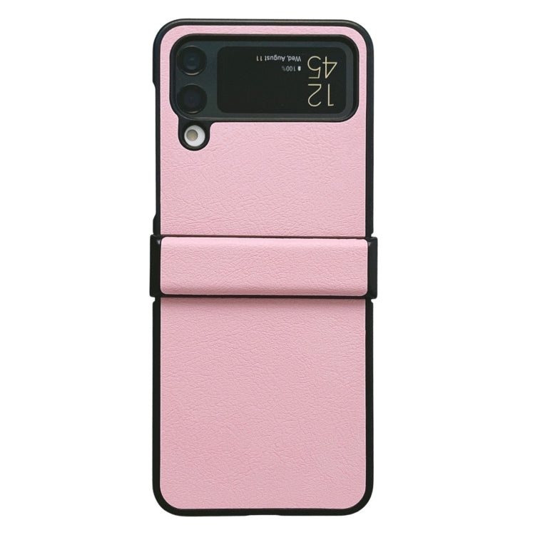 Custodia per telefono in PU con texture Litchi bicolore, For Samsung Galaxy Z Flip4 5G